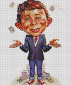 Alfred E Neuman Character Diamond Paintings