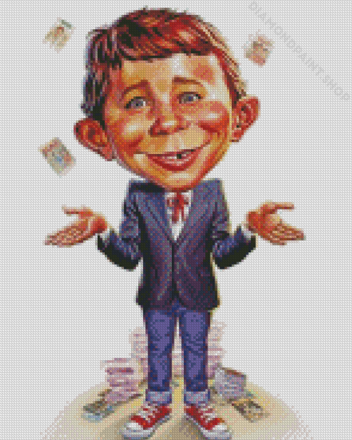 Alfred E Neuman Character Diamond Paintings