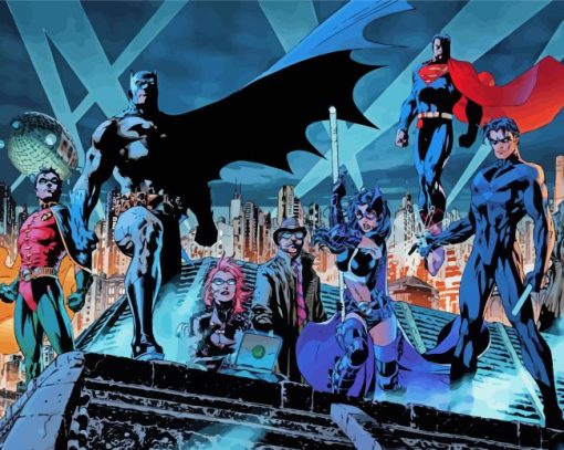 Batman Hush Characters Diamond Paintings