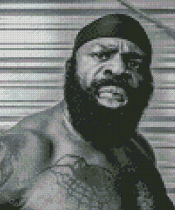 Black And White Boxer Kimbo Slice Diamond Paintings