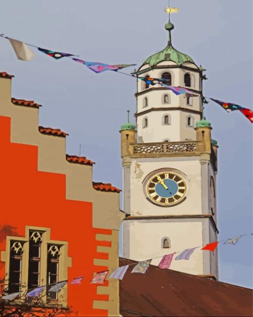 Blaser Tower Ravensburg Diamond Paintings