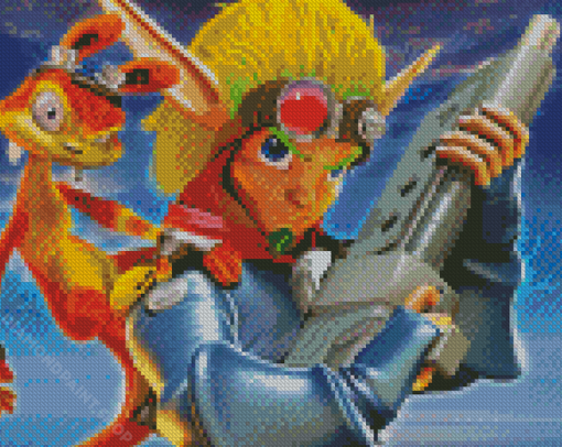 Cool Jak And Daxter Diamond Paintings