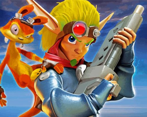 Cool Jak And Daxter Diamond Paintings