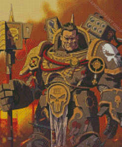 Cool Space Marine Diamond Paintings