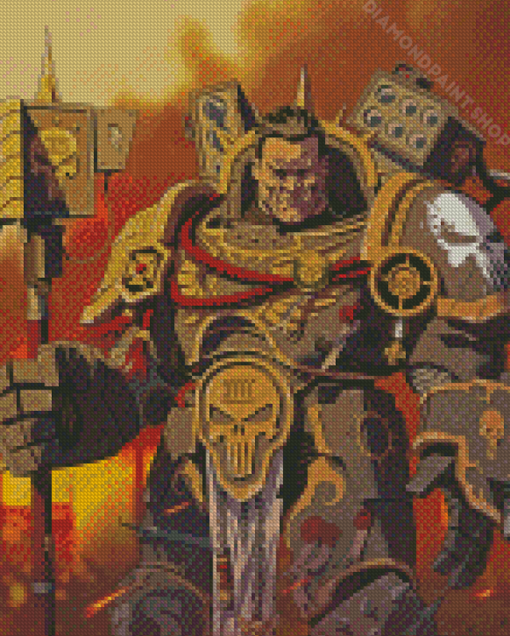 Cool Space Marine Diamond Paintings