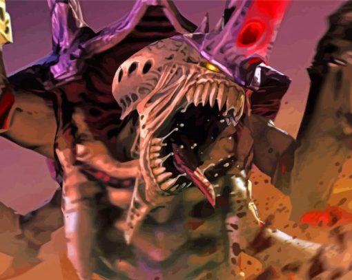 Creepy Tyranid Diamond Paintings