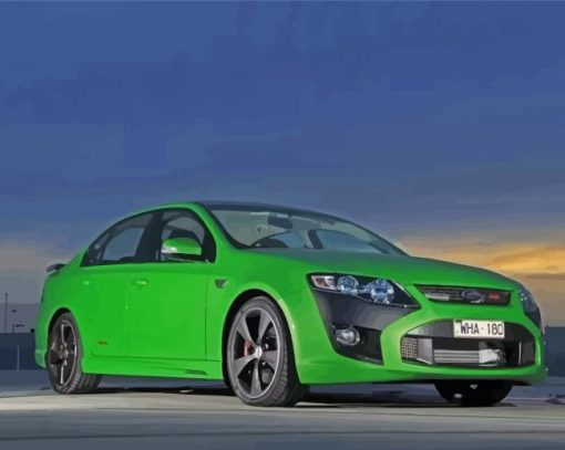 Green Ford FPV F6 Diamond Paintings