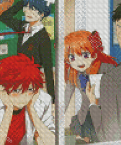 Monthly Girls Nozaki Kun Characters Diamond Paintings