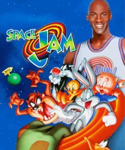 Space Jam Poster Diamond Paintings