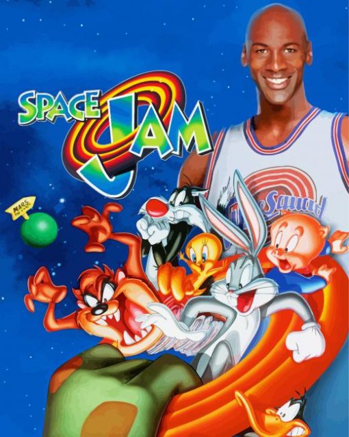 Space Jam Poster Diamond Paintings