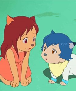 Wolf Children Anime Diamond Paintings