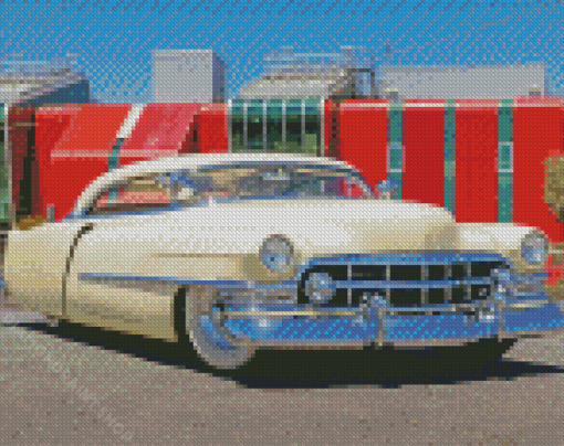 1950s Cadillac Vintage Car Diamond Paintings