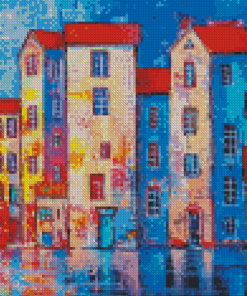 Abstract Buildings Art Diamond Paintings