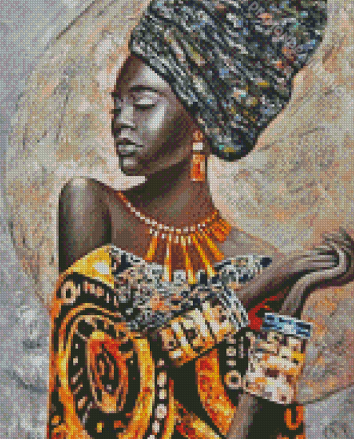 Afrikaanse Vrouw Woman Diamond Paintings