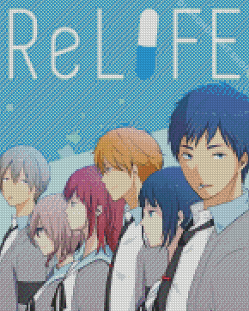 Anime Poster Relife Diamond Paintings