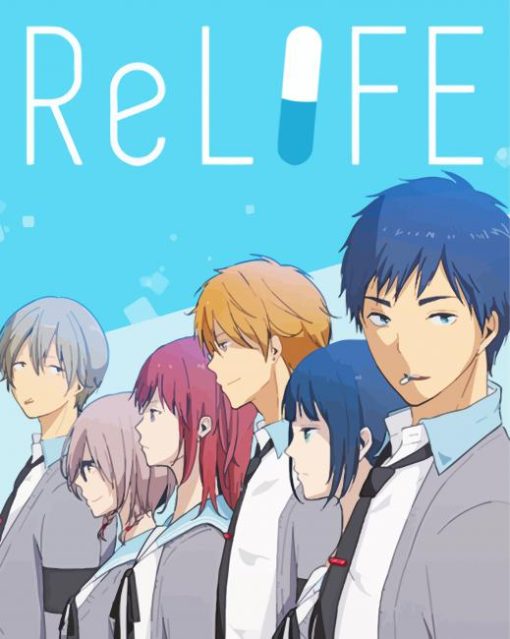 Anime Poster Relife Diamond Paintings