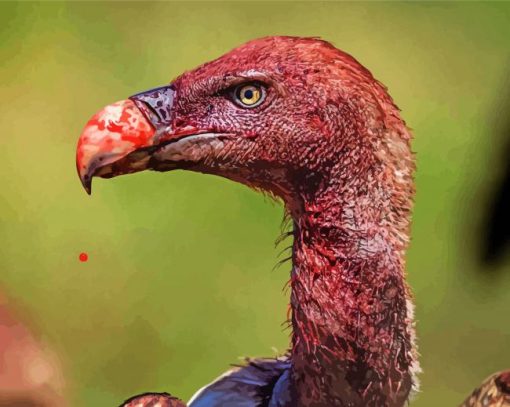 Bloody Volture Bird Diamond Paintings