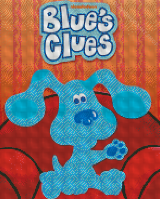 Blues Clues Illustration Diamond Piantings