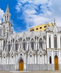 Colombia Ermita Church Diamond Paintings