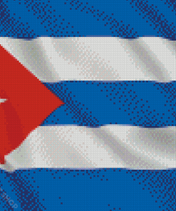 Cuban Flag Diamond Piantings