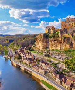 Dordogne France Buildings Diamond Paintings