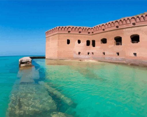 Dry Tortugas Island Diamond Piantings