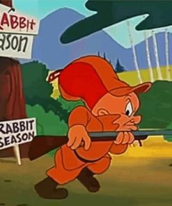 Elmer Fudd Character Diamond Paintings