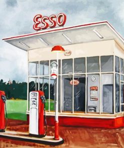 Esso Station Diamond Paintings