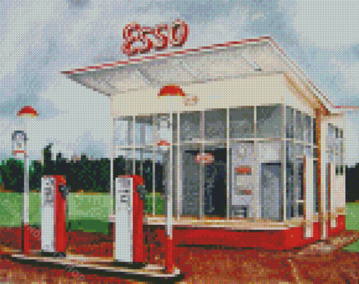 Esso Station Diamond Paintings