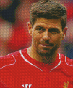 Former Footballer Steven Gerrard Diamond Paintings