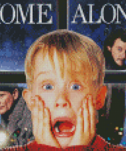 Home Alone Movie Poster Diamond Paintings