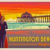 Huntington Beach California Poster Diamond Paintings