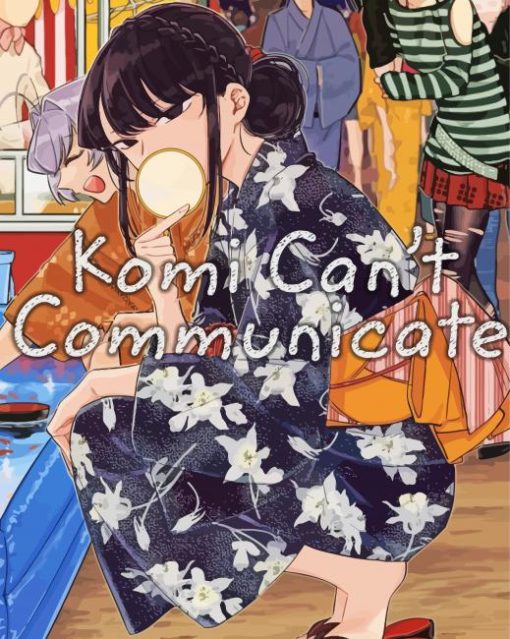 Komi Cant Communicate Manga Poster Diamond Paintings