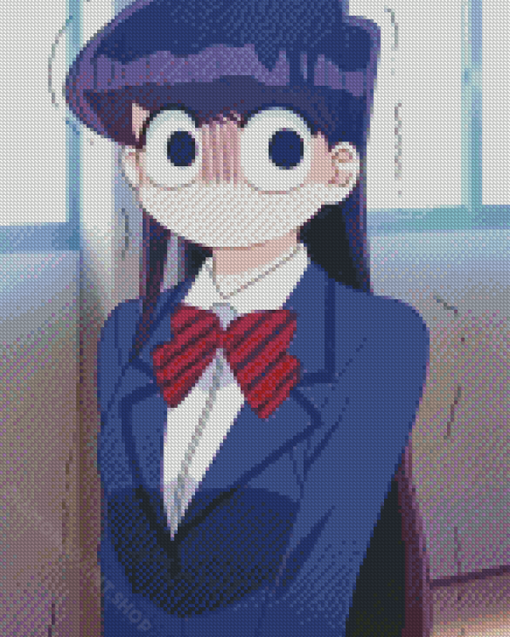 Komi Cant Communicate Character Diamond Paintings