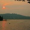 Loon Lake Sunset Diamond Paintings