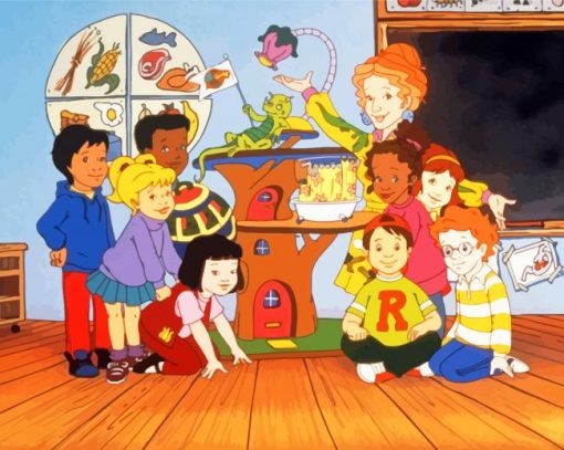 Miss Frizzle And The Magic School Bus Diamond Paintings