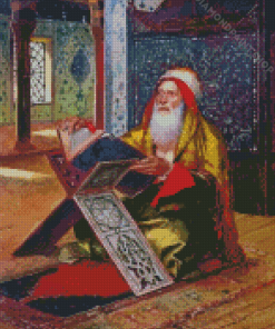 Old Muslim Man Diamond Paintings