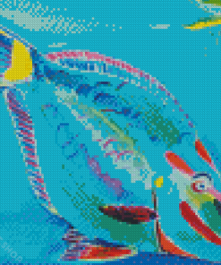 Parrot Fish Art Diamond Paintings