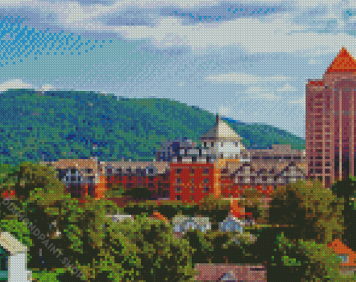 Roanoke Buildings Diamond Paintings