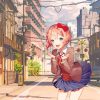 Sayori Cute Anime Character Diamond Piantings