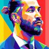 Sergio Ramos Pop Art Diamond Paintings