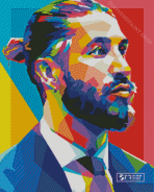 Sergio Ramos Pop Art Diamond Paintings