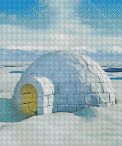 Snow Lgloo House Diamond Paintings