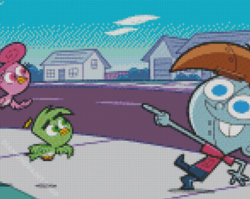 The Fairly OddParents Animation Characters Diamond Paintings