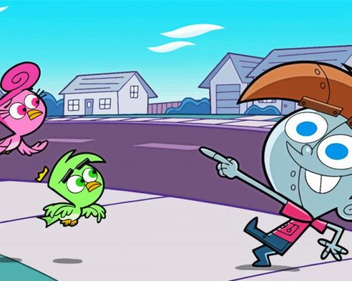 The Fairly OddParents Animation Characters Diamond Paintings