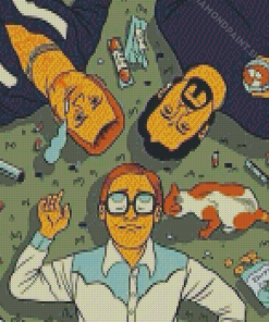 Trailer Park Boys Animation Diamond Paintings