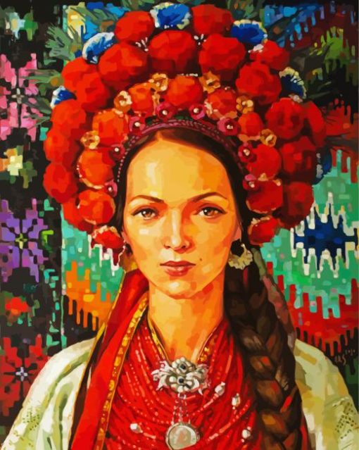 Ukrainian Girl Art Diamond Paintings