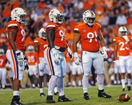 Virginia Football Diamond Paintings