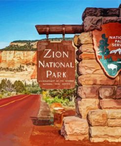 Zion National Park Landscape Diamond Paintings