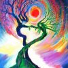 Abstract Female Tree Diamond Paintings